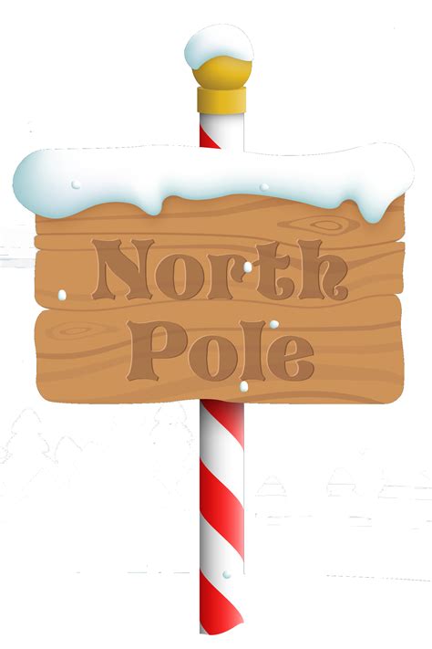 North Pole Stamp Svg Png  Pdf Printable Digital Et