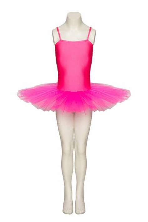 Hot Pink Standard Dance Ballet Leotard Tutu Childs And Ladies Sizes