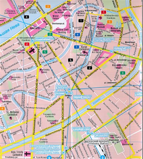 De voertaal in rusland is russisch. Stadsplattegrond City Pocket Sint Petersburg | Freytag ...