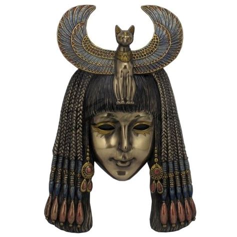 Egyptian Bastet Mask Headdress Wall Plaque Cat Goddess Egyptian Wall 50 Liked On