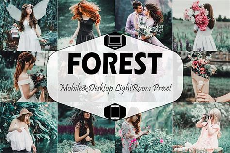 Dark green preset looks great on any photos. Forest Mobile & Desktop Lightroom Presets, Dark Green LR ...