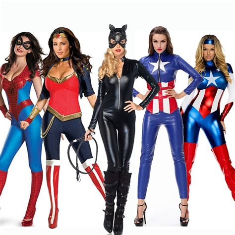 Comprar Disfraces De Catwoman Spiderwoman Capitana América Y Más