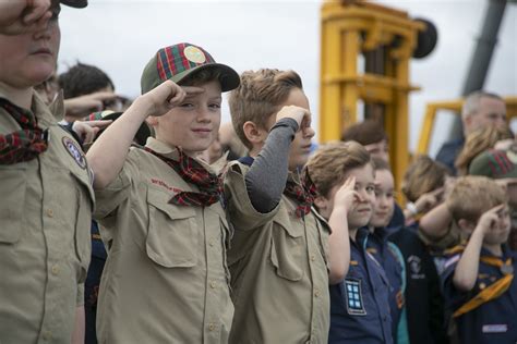 Dvids News Uss Gerald R Ford Hosts First Ever Boy Scout Day