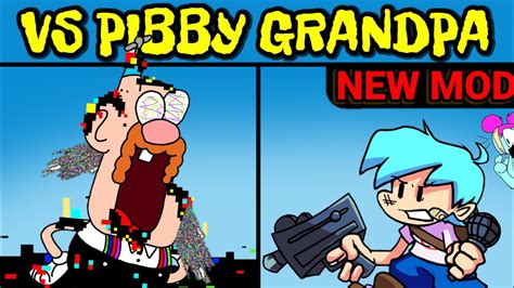 friday night funkin new vs pibby grandpa come learn with pibby x fnf mod youtube