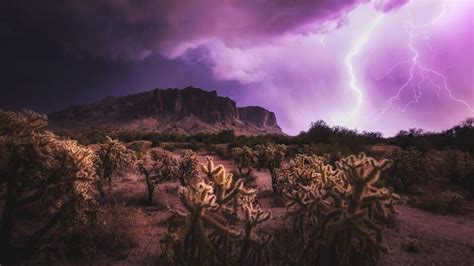 Photos Monsoon Lightning Lights Up The Sky Across Arizona