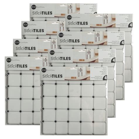 Protect your kitchen and bathroom walls with backsplash tiles. 32-Pack: RoomMates StickTiles Peel and Stick Wall ...