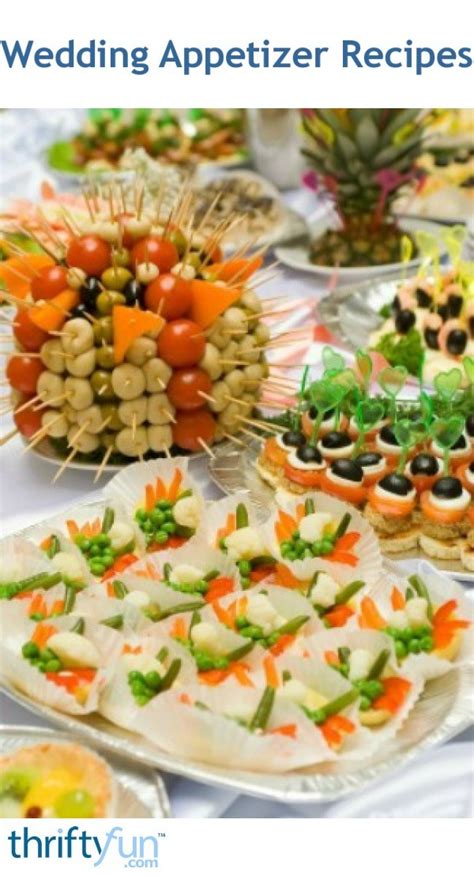 This fun christmas appetizer is a quick, affordable, and easy way to serve party guests a festive dip for chips or. Wedding Appetizer Recipes | ThriftyFun