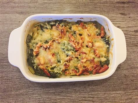 Recette de Gratin de bettes aux lardons