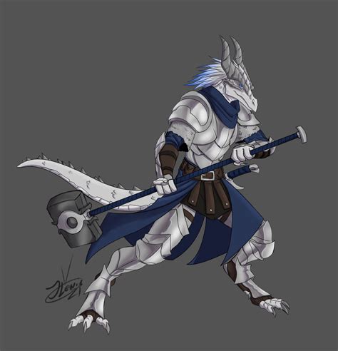 Dragonborn Paladin By Thatweirdguyjosh On Deviantart