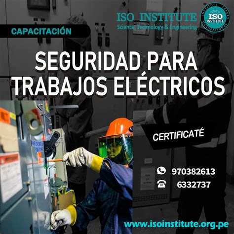 Seguridad Para Trabajos ElÉctricos Isoinstitute