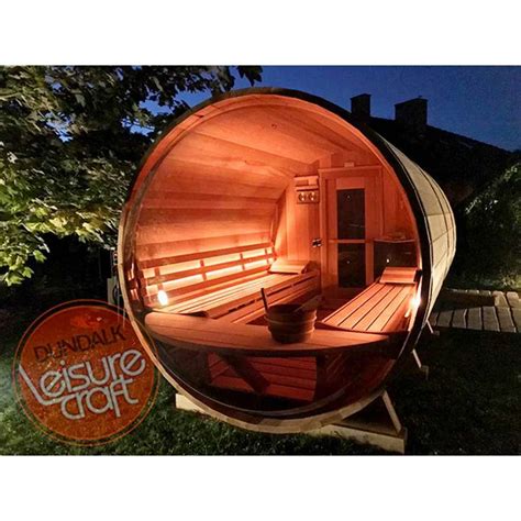 Dundalk Outdoor Panoramic Sauna Up To 8 People Fully Customizable In