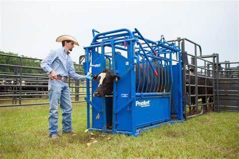 Priefert Squeeze Chutes Model S04 Kovac Ranch Equipment