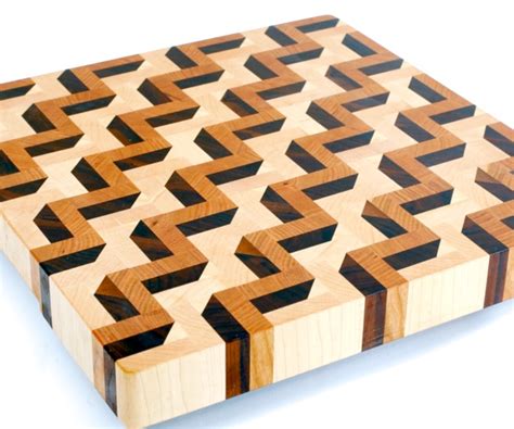 Making A 3d End Grain Cutting Board 3 10 Steps With Pictures