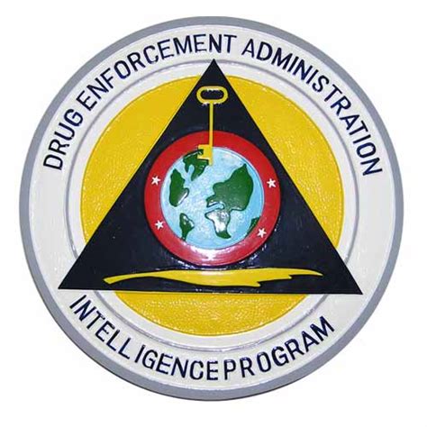 Dea Intel Program Seal American Plaque Company Military Plaques