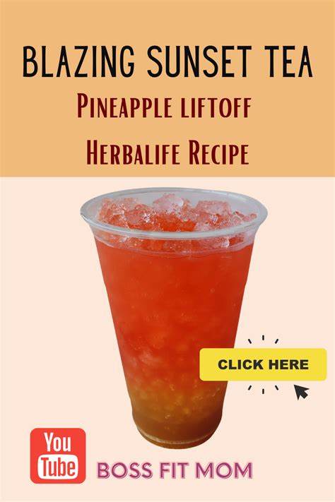 Blazing Sunset Tea Recipe With Pineapple Liftoff Herbal Teas Recipes