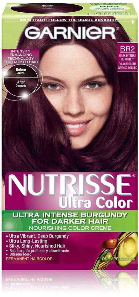 Garnier Hair Color Nutrisse Ultra Color Nourishing Color Creme Br2 Dark Intense