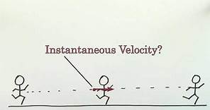 Instantaneous speed & velocity