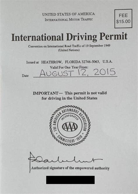 International Driving Permit Ph