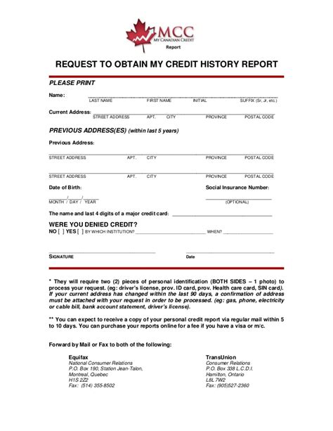 Credit report is a tool to prove your credit worthiness to the lenders during a mortgage application. Credit report request form editable