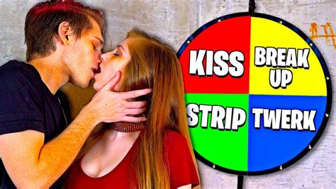 Spin The Mystery Wheel Challenge W Girlfriend 1 Spin 1 Dare Youtube