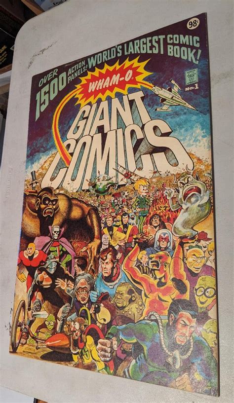 Worlds Largest Comic Book Wham O Giant Comics 1967 Art By Etsy