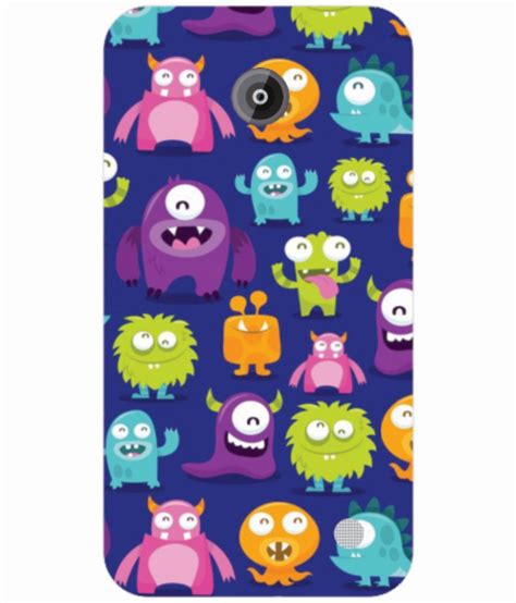 Printland Back Cover For Nokia Lumia 630 Tooned Multicolor Printed