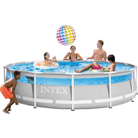 Intex Prism Frame Clearview Premium Pool Set 14ft X 42in Pools