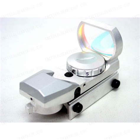 Holographic Multi 4 Reticle Red Dot Sight Reflex Silver For 2729