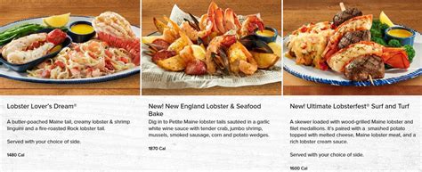 Red Lobster Specials And Deals Daily Deals And Under 20 Menu