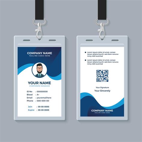 Modern Clean Id Card Template Template For Free Download On Pngtree