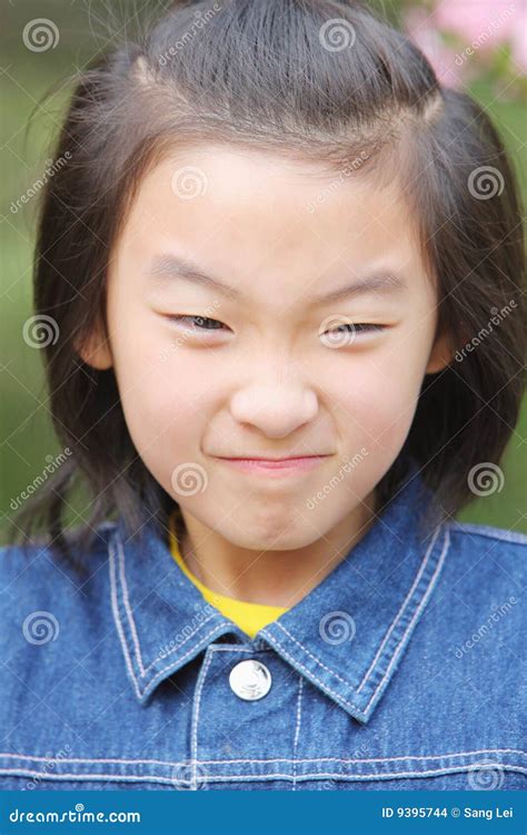 Chinese Child Face Stock Photo Image Of Cute Asian Long 9395744