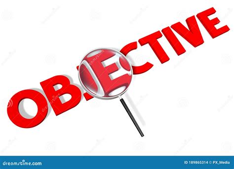 Objective Letters Stock Illustrations 413 Objective Letters Stock