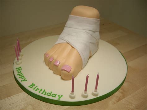 A Foot Cake For A Lady Who Worked In Podiatry Foxycak Flickr