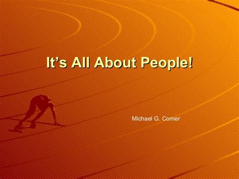 Its All About People Summary