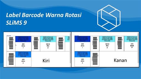 Plugin Label Barcode Warna Slims 9 Barcode Kiri Dan Kanan YouTube