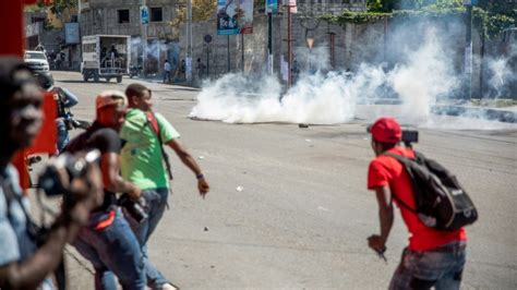Haitian Police Fire Tear Gas On Protesters In Latest Unrest Ctv News
