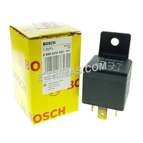 0986ah0453 Robert Bosch 4 Pin Automotive Mini Relay 30a 12v