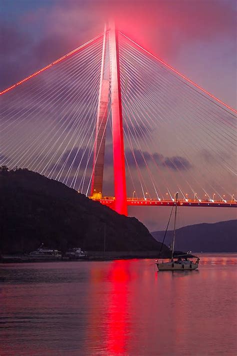 Yavuz Sultan Selim Bridge Over Bosphorus Turkey · Free Stock Photo