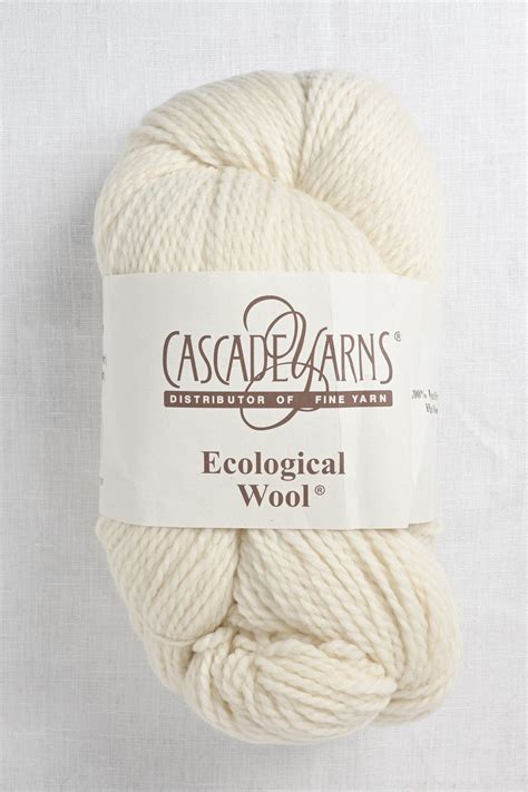 Cascade Ecological Wool 8010 Ecru Wool And Company
