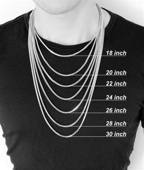 Mens Necklace Lengths Guide How To Wear A Necklace For Men With