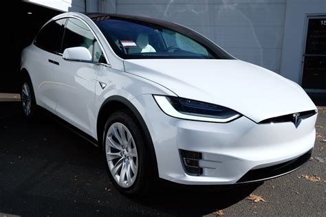 2020 Tesla Model X Multicoat White — Detailership™