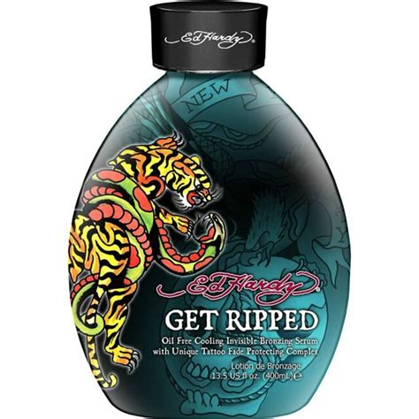 Ed Hardy Get Ripped Cooling Tanning Lotion 135 Oz Ebay