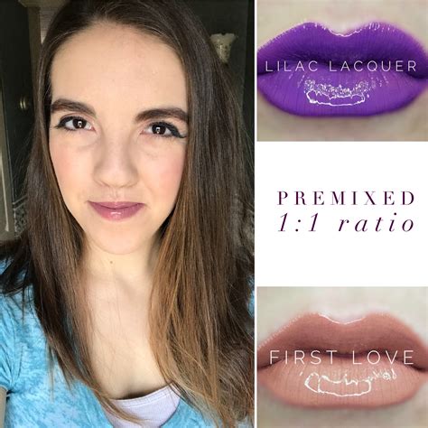 LipSense Combo Lilac Lacquer And First Love SeneGence Distributor