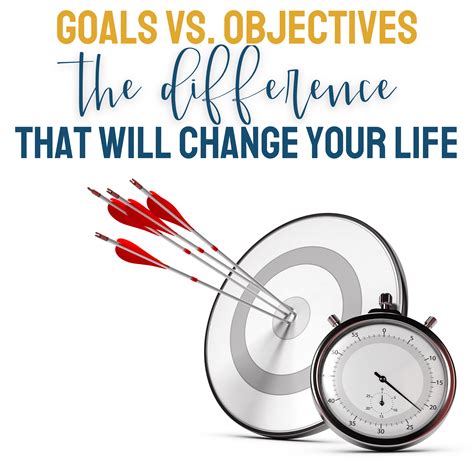 Goals Vs Objectives How To Change Your Life And Business