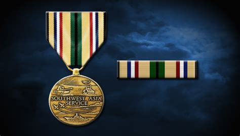 Southwest Asia Service Medal Air Forces Personnel Center Display
