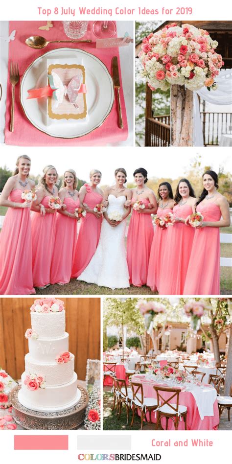 Top 8 July Wedding Color Ideas For 2019 Colorsbridesmaid