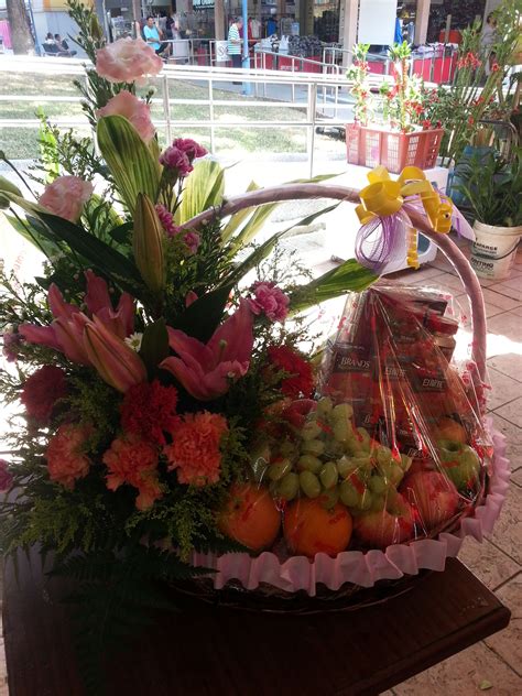 Continue to 4 of 6 below. $120 Fruit Flower Basket with Bird's Nest | Flower basket, Table decorations