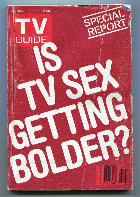 tv guide is tv sex getting bolder new york metropolitan edition aug 1987 vg 1987 magazine