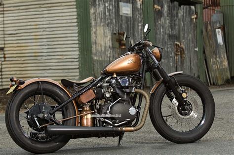 Well not the very first ride on the yamaha xs650 chopper, but my first ride with the extended forks on it! COOL Yamaha XS 650 Bobber Gold "Thor Hammer" By ...