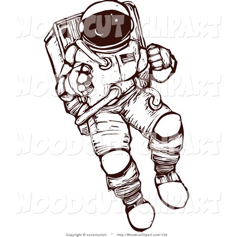 Astronaut Clipart Black And White Free Download On Clipartmag